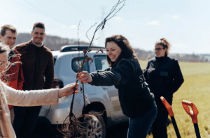 SEABRIDGE plants trees with impact in Couthuin, Belgium